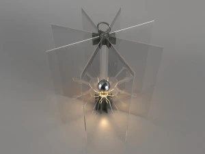 Franca Helig Table Lamp Model 524 3D Model