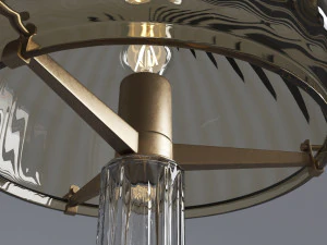 Cordonata Table Lamp by Venini 3D Model
