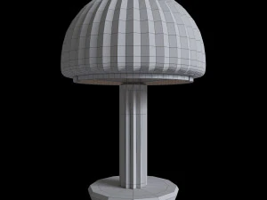 Cordonata Table Lamp by Venini 3D Model