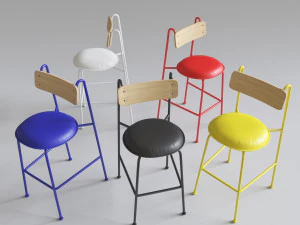 CHAISES PLUS - LENA SG-75 Modèle 3D