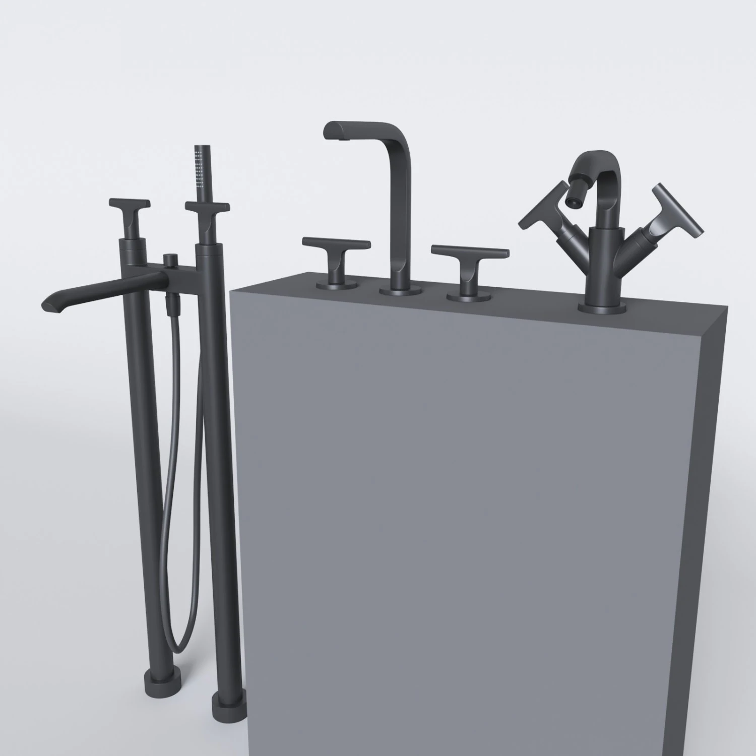 Fantini Rubinetti - SAILING 3D Model .c4d .max .obj .3ds .fbx .stl .blend