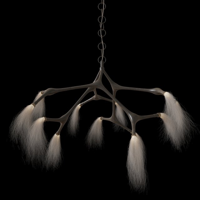 Maratus Horsehair Pendant Lamp by Isabel Moncada Modelo 3D .c4d .max .obj .3ds .fbx .stl .blend 