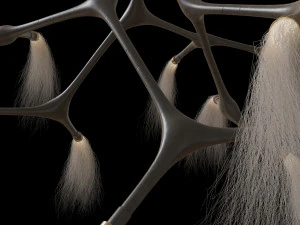 Maratus Horsehair Pendant Lamp by Isabel Moncada 3D Model
