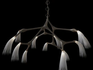 Maratus Horsehair Pendant Lamp by Isabel Moncada 3D Model