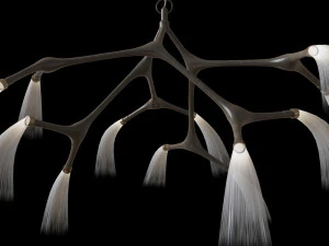 Maratus Horsehair Pendant Lamp by Isabel Moncada 3D Model