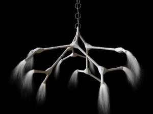 Maratus Horsehair Pendant Lamp by Isabel Moncada 3D Model