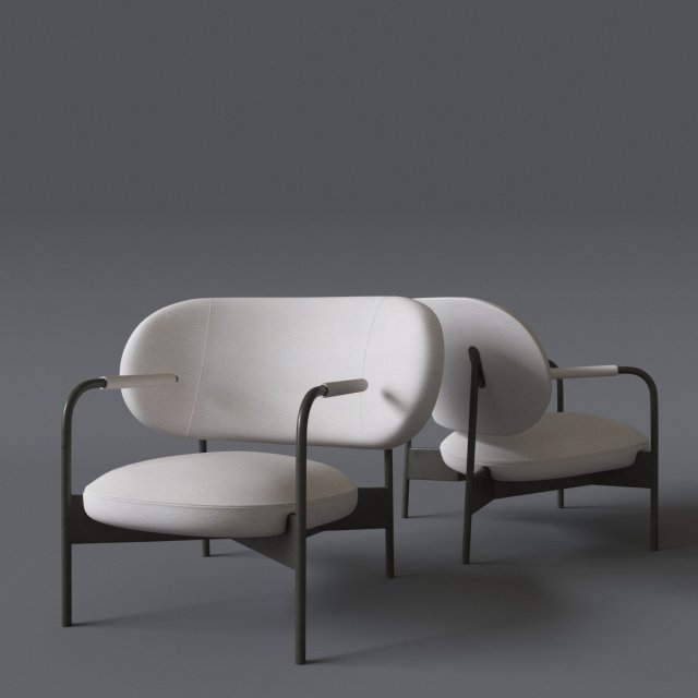 Bonaldo - CROSS LOUNGE Modelo 3D .c4d .max .obj .3ds .fbx .stl .blend 