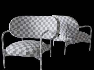 Bonaldo - CROSS LOUNGE 3D Model