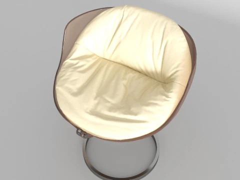 WAUWBE - sphere dinning chairs van boris tabacoff 3D Model
