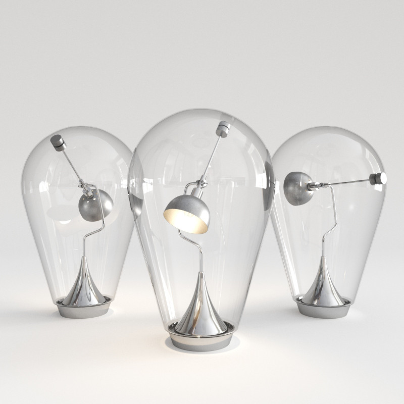 Lodes - Blow table lamp Modèle 3D .c4d .max .obj .3ds .fbx .stl .blend 