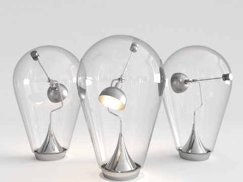 Lodes - Blow table lamp 3D Model
