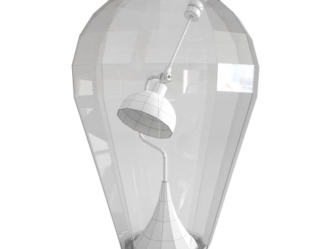 Lodes - Blow table lamp 3D Model