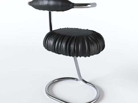 GIOTTO STOPPINO Vigevano 1926 Milano 2011 Set of 4 COBRA chairs 1970 - 3D 3D Model