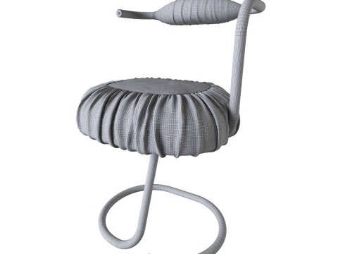 GIOTTO STOPPINO Vigevano 1926 Milano 2011 Set of 4 COBRA chairs 1970 - 3D 3D Model