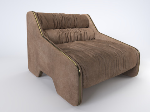 ENNE - Layla armchair Modelo 3D