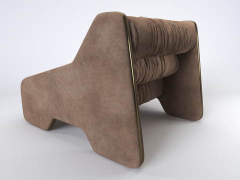 ENNE - Layla armchair Modèle 3D