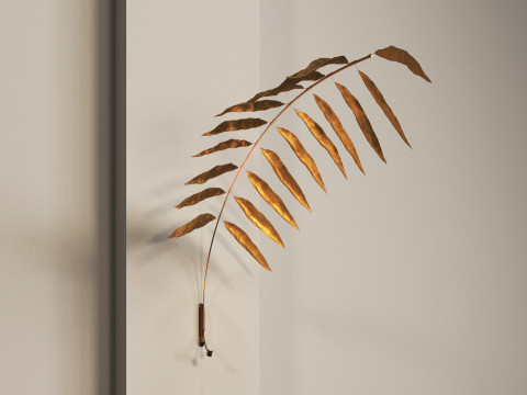 PELLE - Lure Lantern Wall Lamp Modello 3D