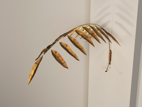 PELLE - Lure Lantern Wall Lamp Modello 3D