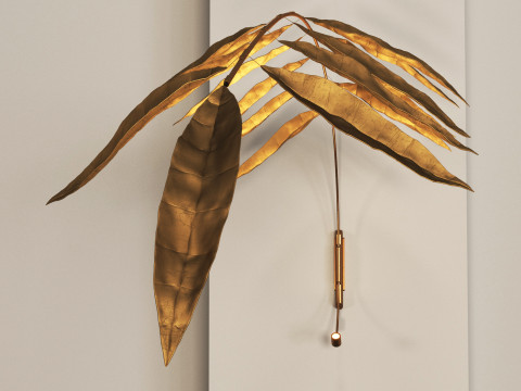 PELLE - Lure Lantern Wall Lamp Modello 3D