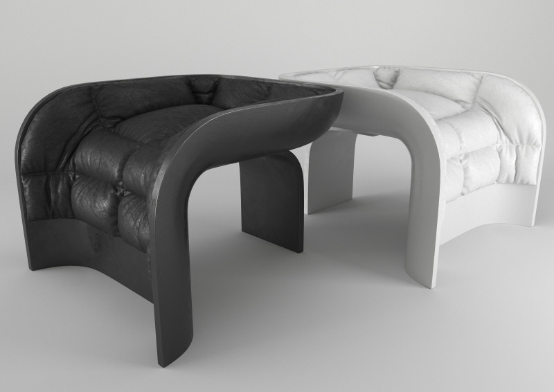 Boon editions - DAISY CHAIR Model 3D .c4d .max .obj .3ds .fbx .stl .blend 
