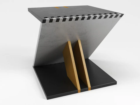 Alias - ZETA STOOL 3D Model