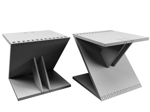 Alias - ZETA STOOL 3D Model