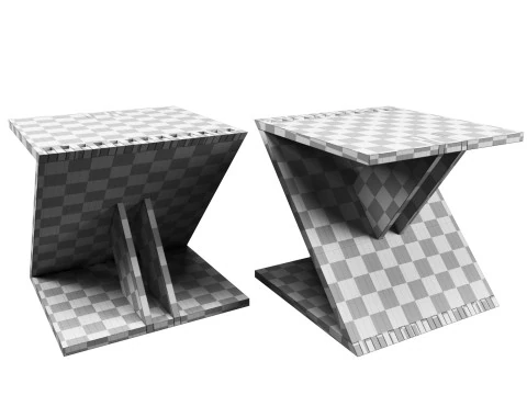 Alias - ZETA STOOL 3D Model