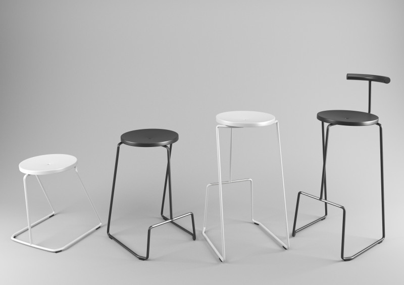 Extremis - TIKI BAR STOOL 3D 模型 .c4d .max .obj .3ds .fbx .stl .blend