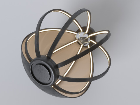 MORENTZ - Gae Aulenti for Francesconi Singa Lamp Model 3D