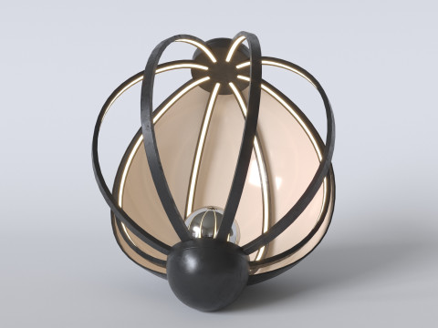 MORENTZ - Gae Aulenti for Francesconi Singa Lamp Model 3D