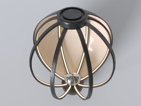 MORENTZ - Gae Aulenti for Francesconi Singa Lamp Model 3D