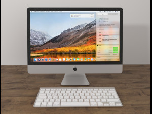 computer and keyboard apple Modèle 3D