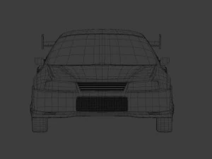 mitsubishi lancer evoluzione ivobj Modello 3D