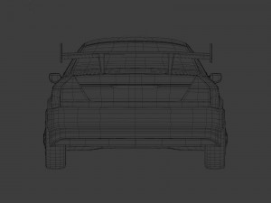 mitsubishi lancer evolution ivobj Modèle 3D