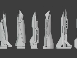 місто наукове майбутнє 3D Модель