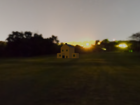 Simple 2 story house with backyard and driveway 3D 模型