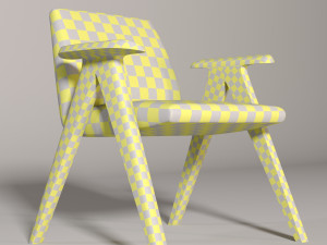 Modern armchair libera 3D 모델
