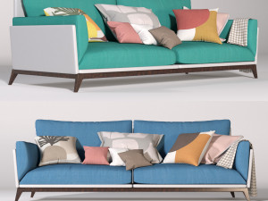 modern sofa Modello 3D