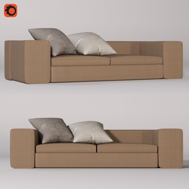 modern modular sofa 3D Model .c4d .max .obj .3ds .fbx .stl .blend 