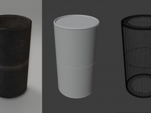 m41 grenade container high poly 3D Model