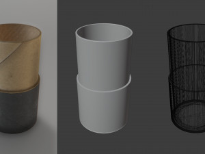 m41 grenade container high poly 3D Model
