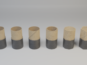 grenade container m41 - low poly game ready pack Model 3D