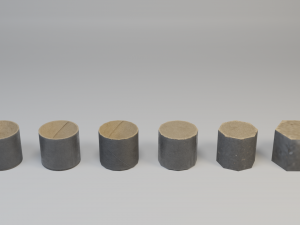 grenade container m41 - low poly game ready pack Model 3D