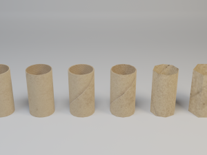 grenade container m41 - low poly game ready pack Model 3D