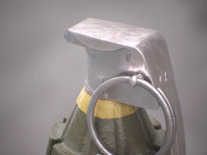 mk2 and mk2a1 pineapple grenade newly made ww2 pack - mid poly 3D Model