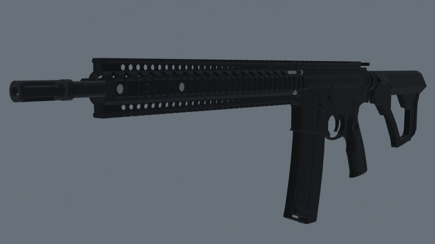 equipment free m4a1 3D Model .c4d .max .obj .3ds .fbx .stl .blend 