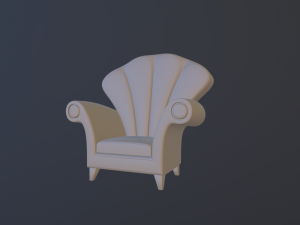 armchair 3D 모델