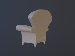 肘掛け椅子 3Dモデル