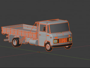 Mercedes 608 3D Модель