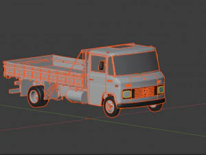 Mercedes 608 3D Model